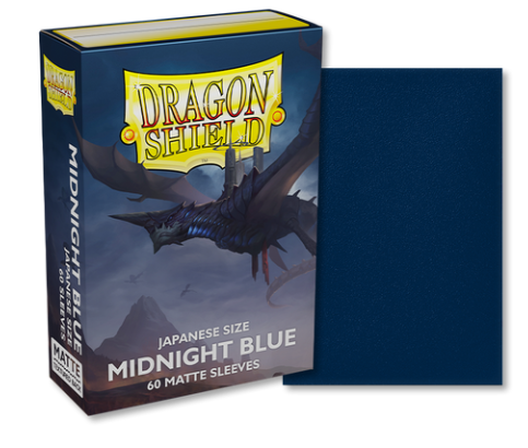 (image for) Dragon Shield Midnight Blue Matte Japanese Size Sleeves (60)